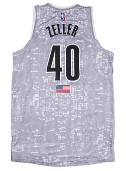 2015 Cody Zeller Game Used Charlotte Hornets Team USA Jersey Used on 2/13/15 (MeiGray)